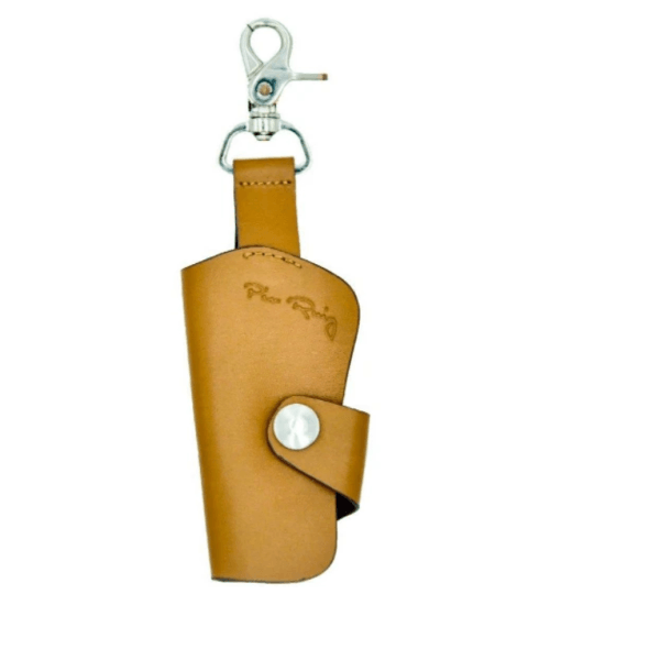 Wesson Model Leather Keychain - Yellow Color